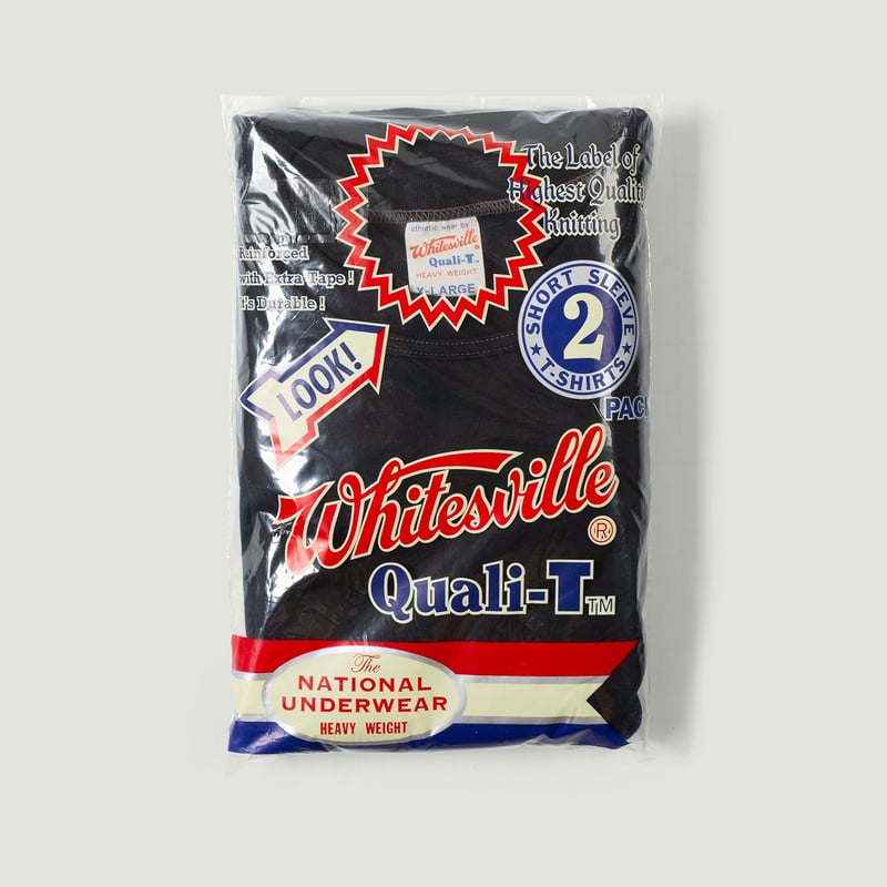 Vignettes flaneurs WHITESVILLE 2-Pack Tubular T-Shirt heather black