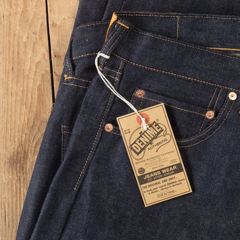 détail coin pocket flaneurs Lot. 220XX-54 1954 Model 14oz Regular Straight Denim (4)