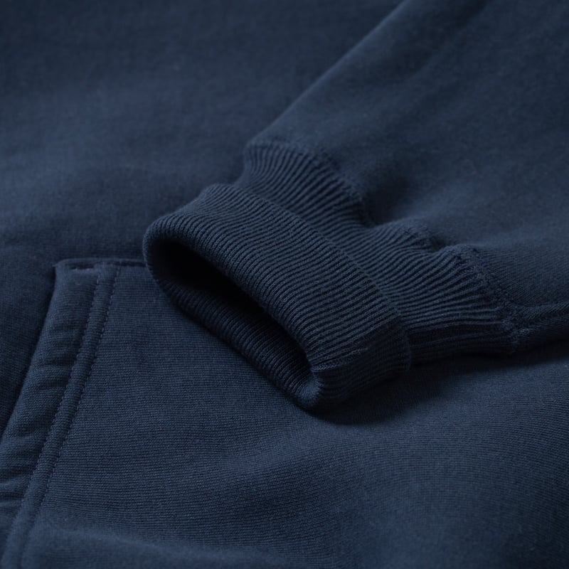 détails Vignettes flaneurs WAREHOUSE & CO.  Lot. 484 Plain Hooded Sweatshirt Navy (3)