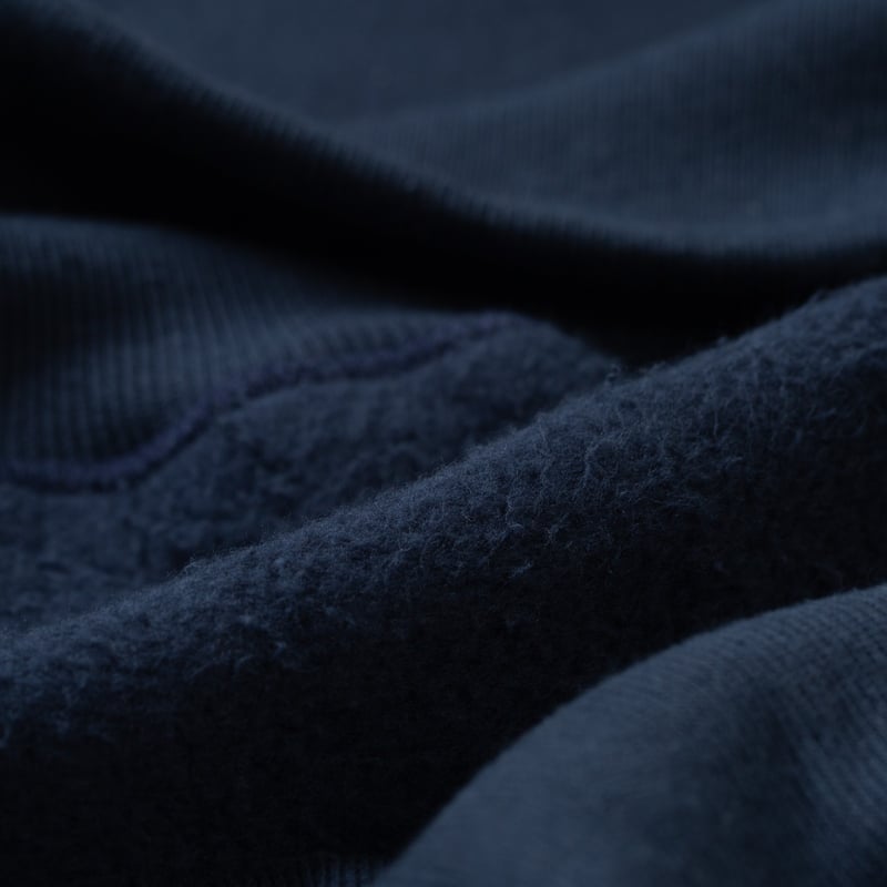 détails Vignettes flaneurs WAREHOUSE & CO.  Lot. 484 Plain Hooded Sweatshirt Navy (1)