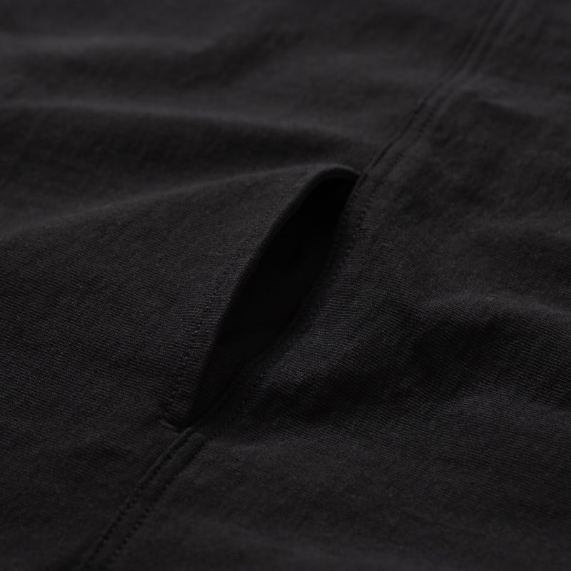 détails flaneurs JACKMAN teeshirt Dotsume Pocket HS T-Shirt Black (3)