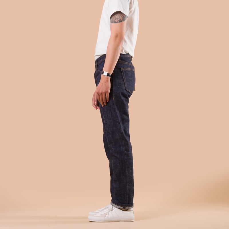 image flâneurs NAKED & FAMOUS / WeirdGuy Brawler Selvedge de profil