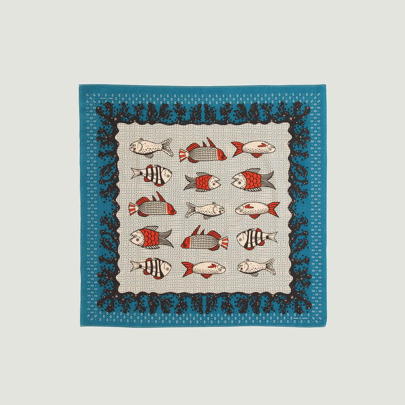 Vignette flaneurs ONE EAR BRAND Sakana Bandana Mosaic Tile