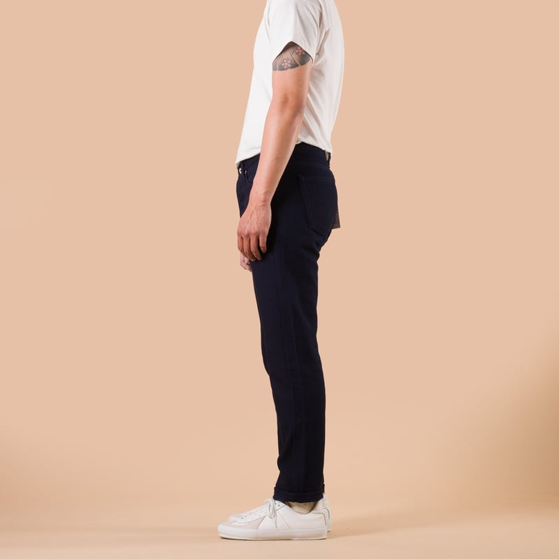 image flâneurs NAKED & FAMOUS / WeirdGuy Maekake Dobby Indigo profil