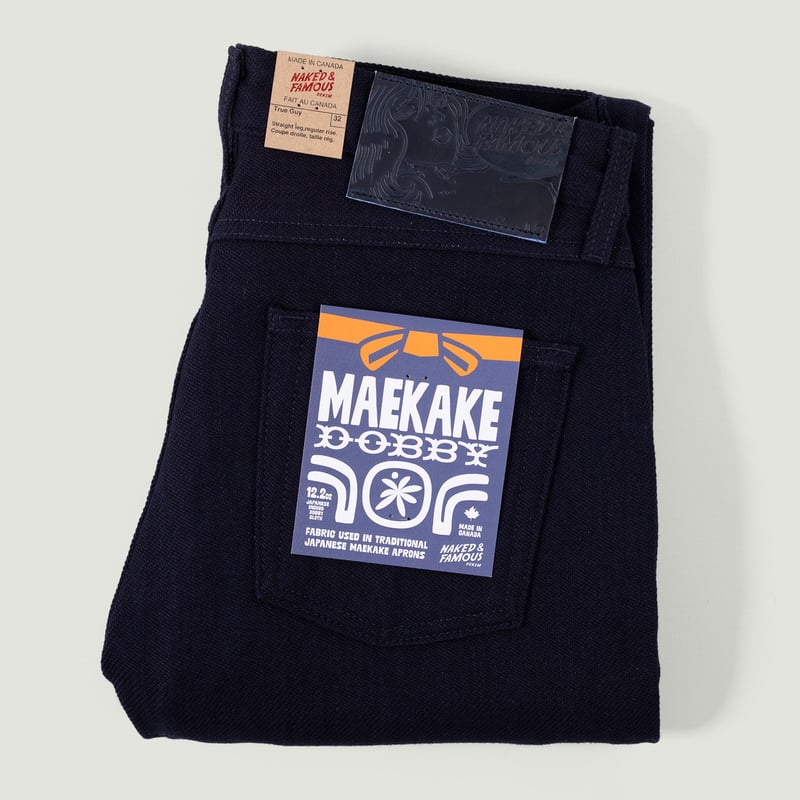 image flâneurs NAKED & FAMOUS / TrueGuy Maekake Dobby Indigo vignette