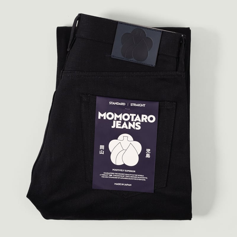 image flâneurs MOMOTARO JEANS / 14.7oz Standard Straight Black vignette