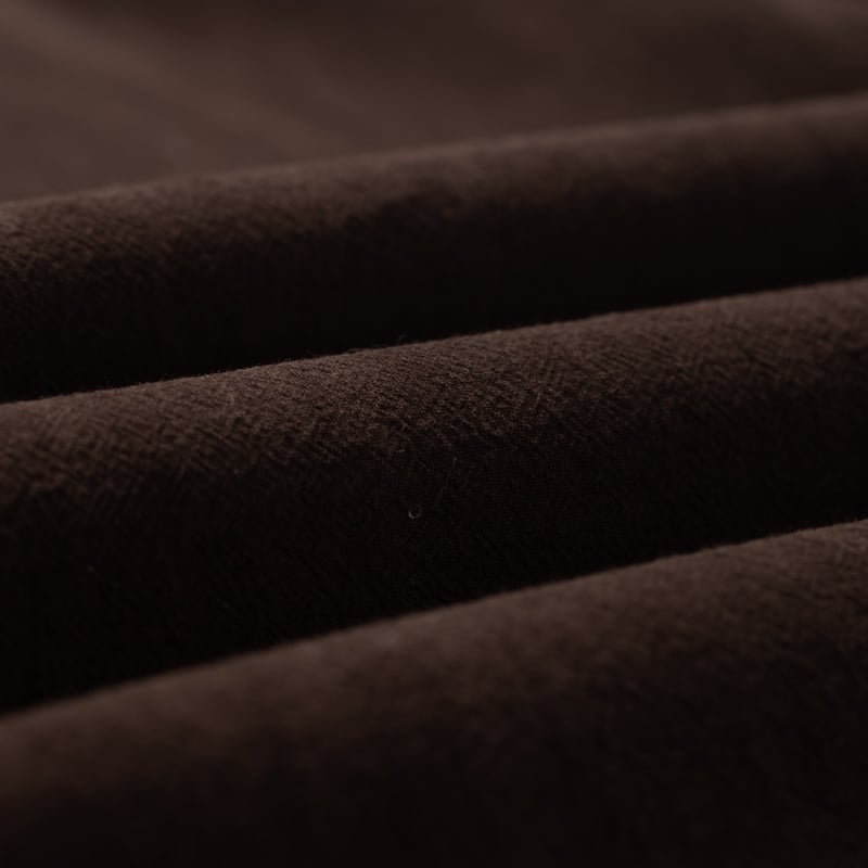 image flâneurs STUDIO D'ARTISAN / 5739 Amami Mud Dyed Shirt Dark Brown détail matière