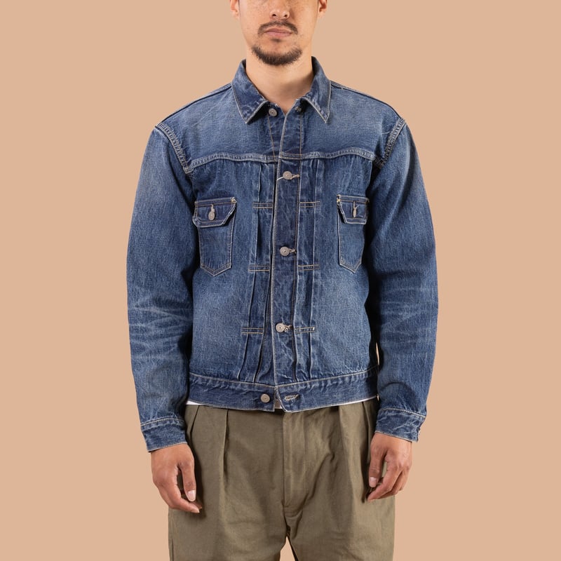 14.25oz Denim Jacket Type II 1953 Aged Model