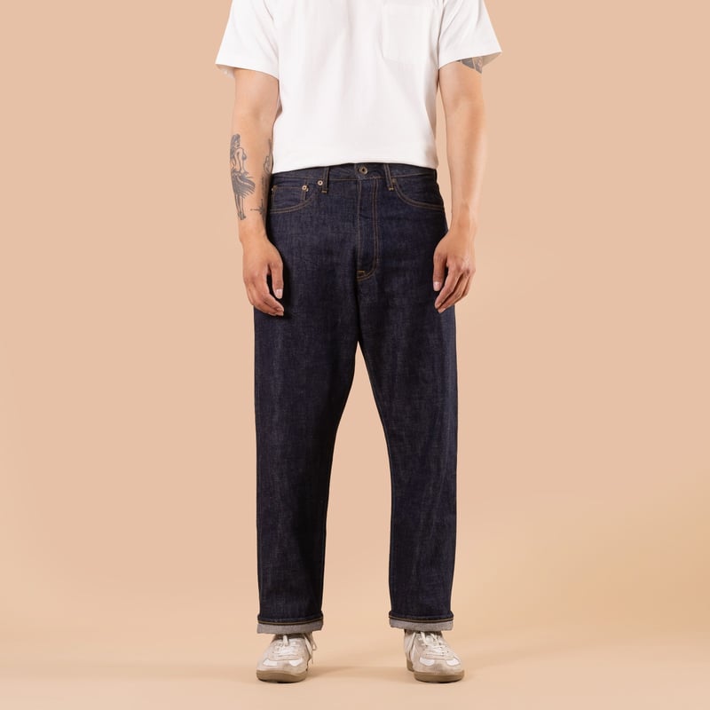 Image-Flâneurs_JAPAN BLUE JEANS / J504 Loose Fit 12,5oz_de-face