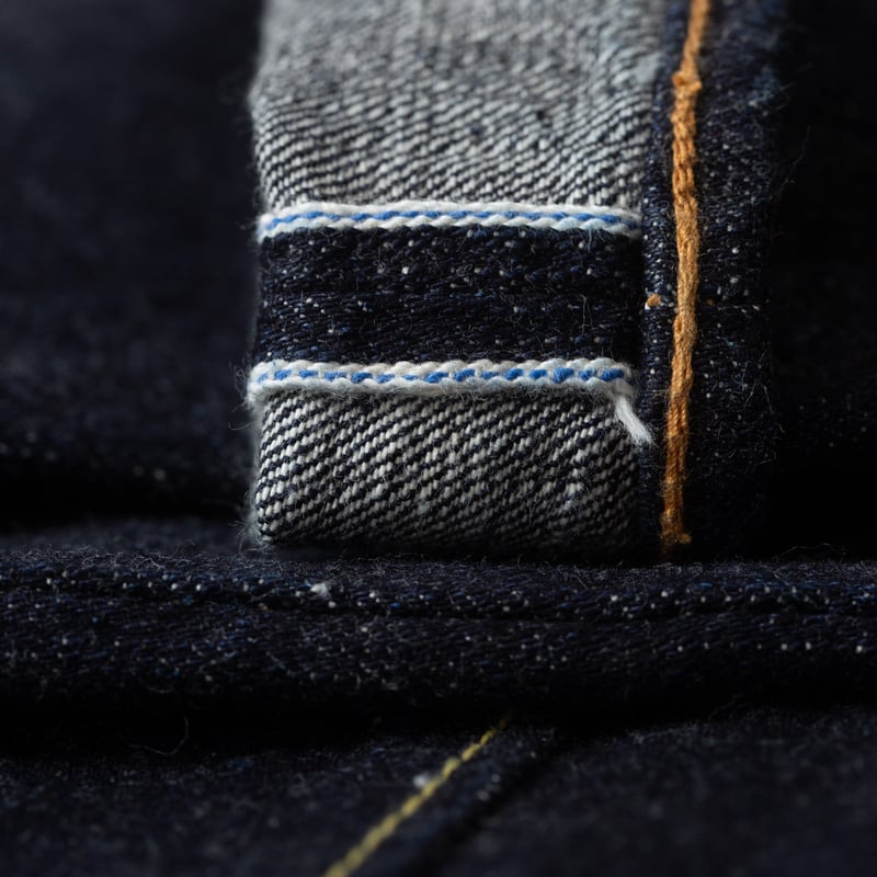 détail selvedge ID flaneurs Pure Blue Japan jeans 14oz Selvedge Denim