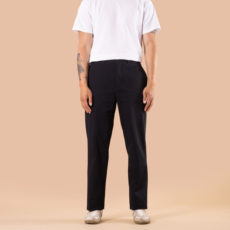 Image flâneurs  BARNSTORMER / 1952UC Flat Front Chino Navy face