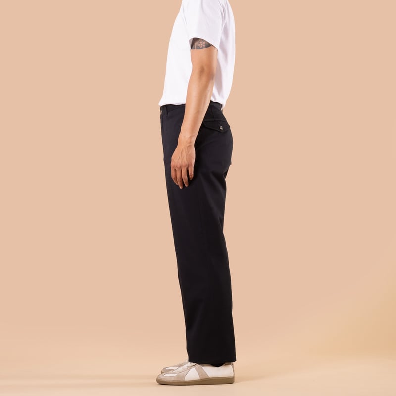 Image flâneurs  BARNSTORMER / 1952UC Flat Front Chino Navy produit