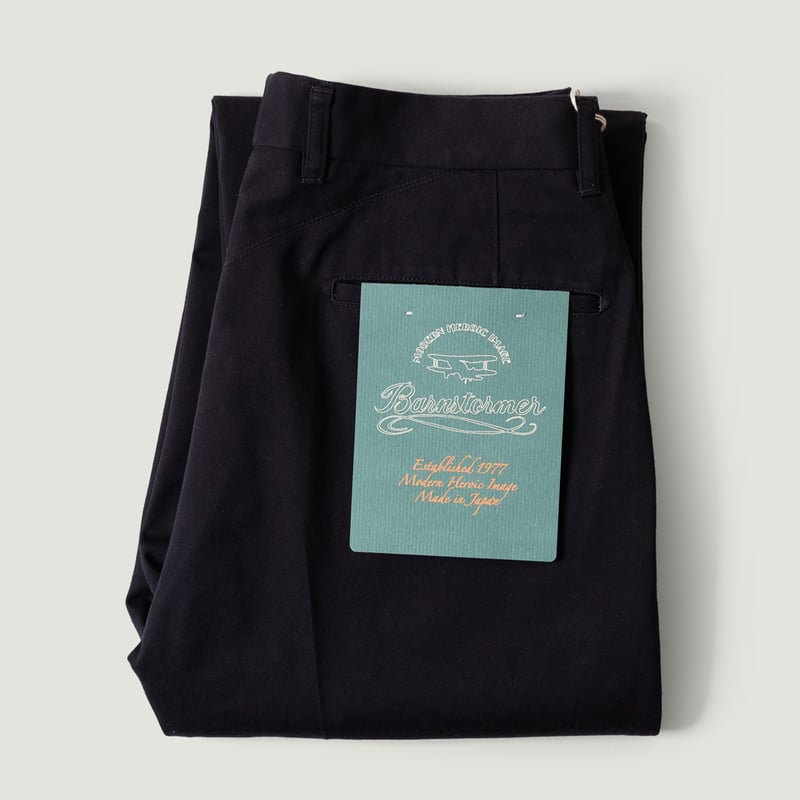 Image flâneurs  BARNSTORMER / 1952UC Flat Front Chino Navy vignette