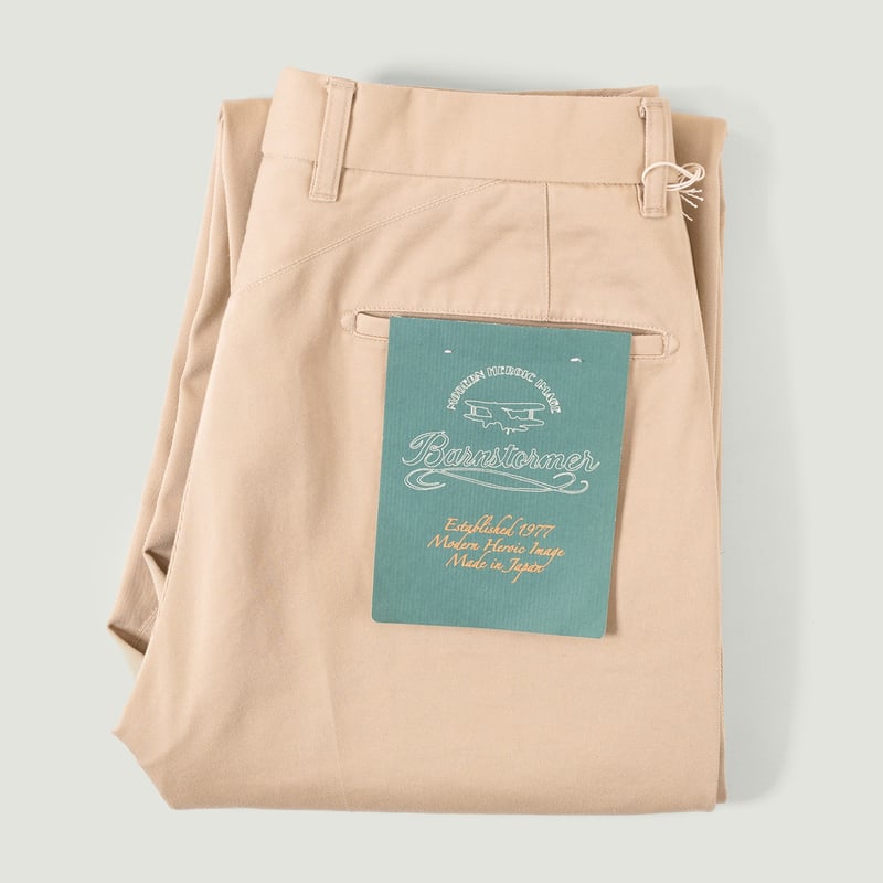 Image flâneurs BARNSTORMER / 1955UC 2Pleated Chino Beige vignette