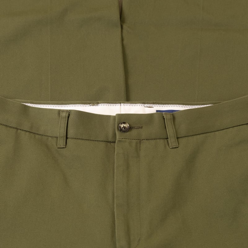 Image flâneurs BARNSTORMER / 1952UC Flat Front Chino Olive détail 1