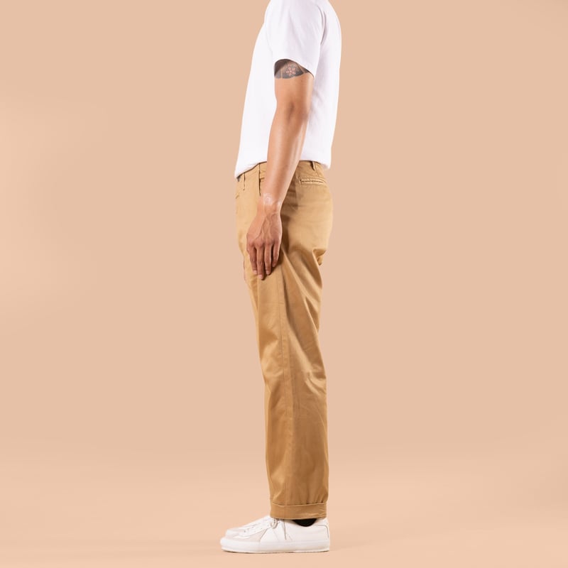 Image flâneurs ONI DENIM / 747-WP-KHB West Point Chino Khaki Beige profil