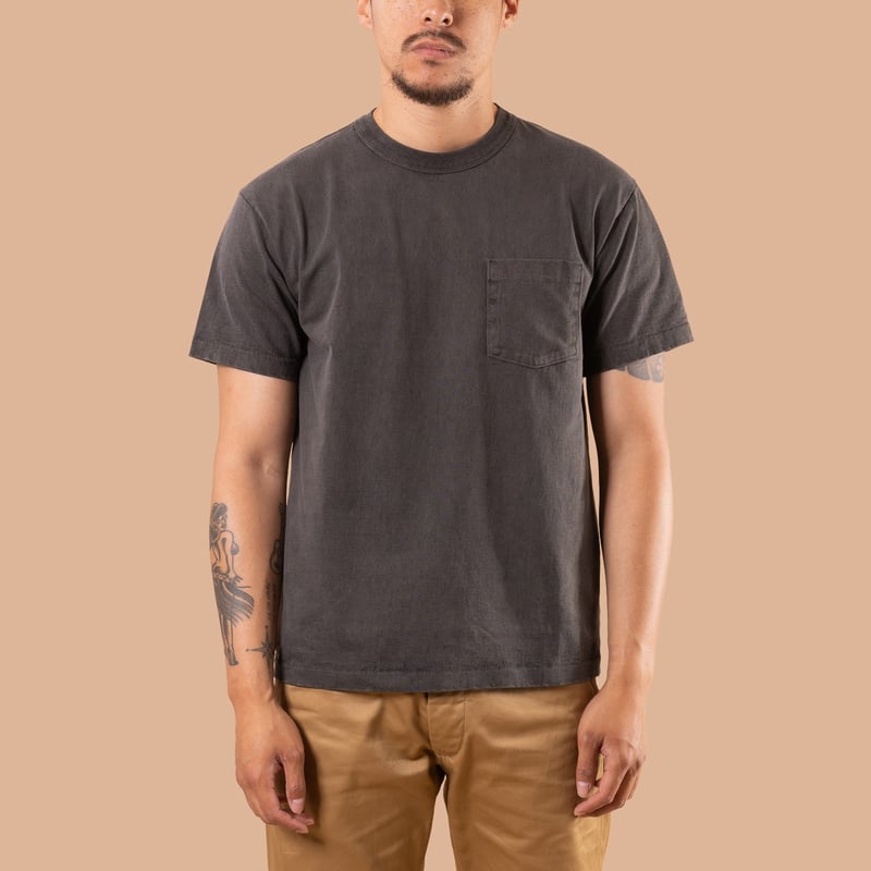 teeshirt XX DEVELOPMENT  "SURE MFG" 7,5oz Pocket S/S Tee Black face