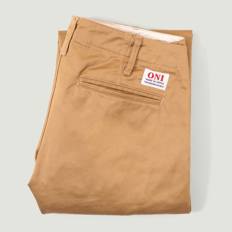 Image flâneurs ONI DENIM / 747-WP-KHB West Point Chino Khaki Beige Vignette