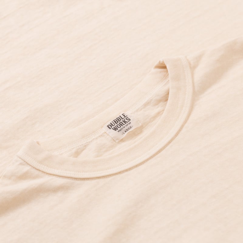 7.7oz Fallen Cotton S/S Tee Pigment Dye Cream