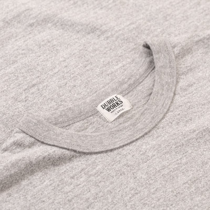 7.7oz Fallen Cotton S/S Tee Heather Grey