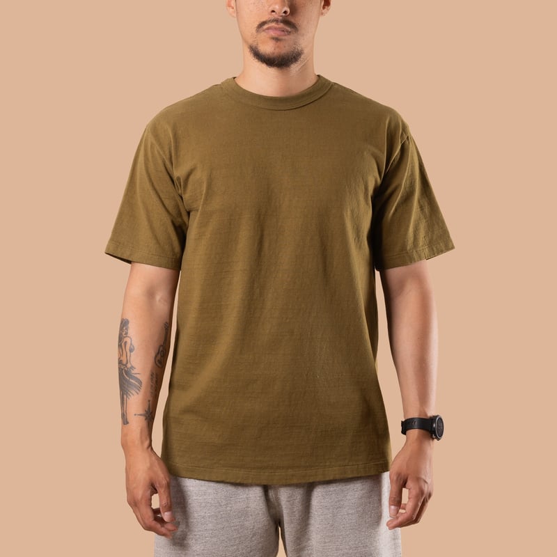 7.7oz Fallen Cotton S/S Tee Khaki