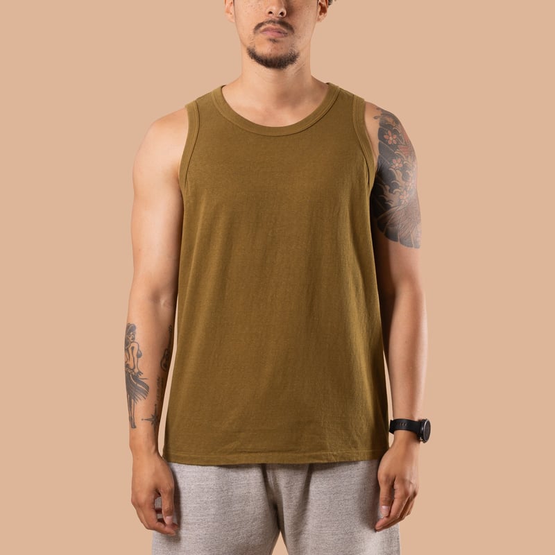 Basic Tank Top Khaki