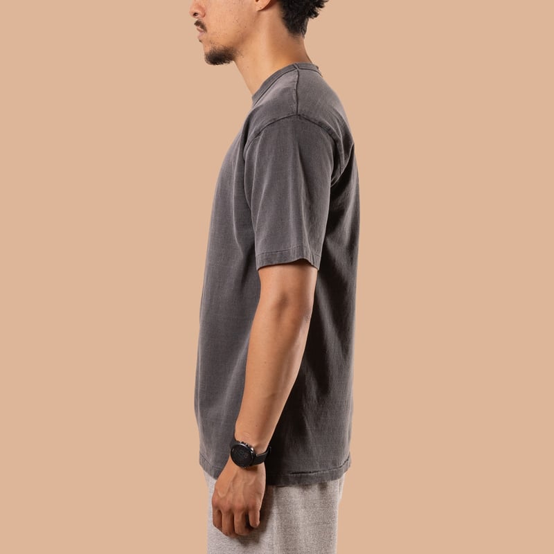 7.7oz Fallen Cotton S/S Tee Pigment Dye Sumikuro