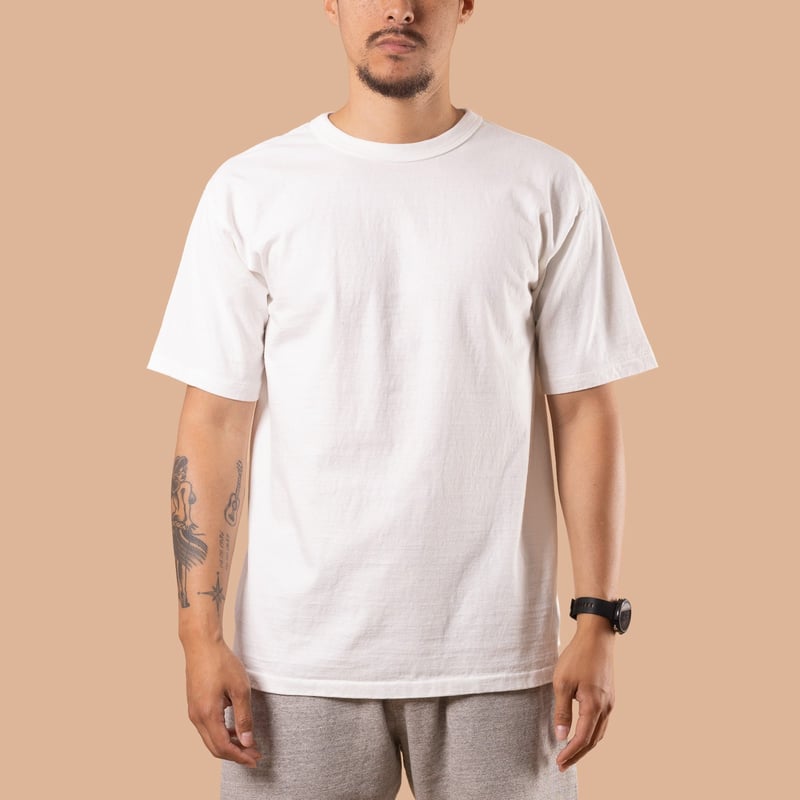 7.7oz Fallen Cotton S/S Tee Off White