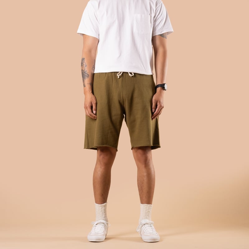 Sweat Short Pants Khaki