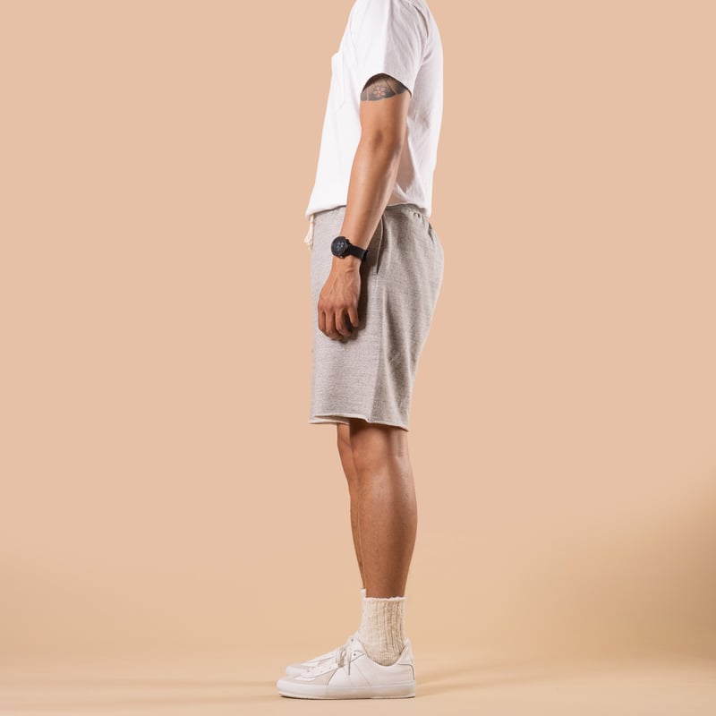 Sweat Short Pants Heather Grey