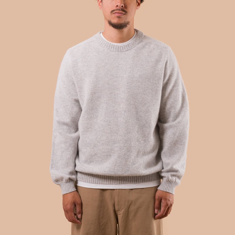 NITTO KNITWEAR X FLANEURS / Pull Bedros Geelongora Quartz