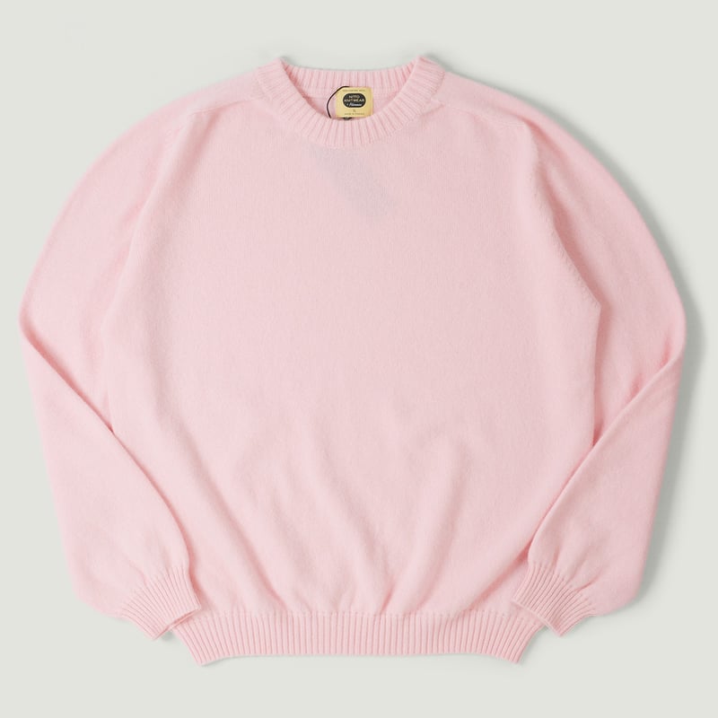 NITTO KNITWEAR X FLANEURS Pull Bedros Geelongora candy floss