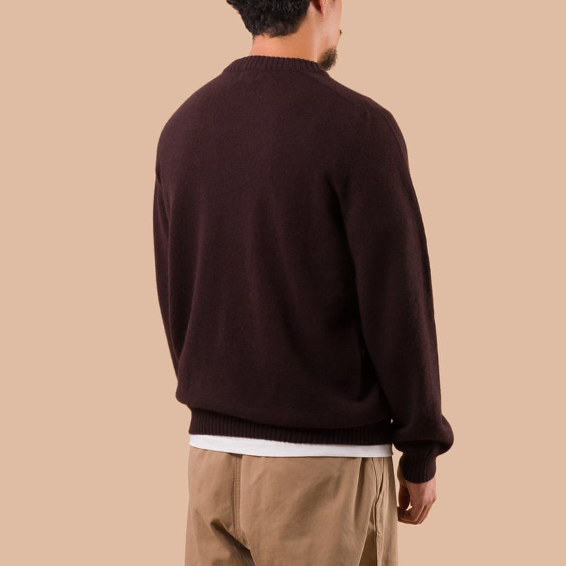 NITTO KNITWEAR X FLANEURS / Bedros Geelongora Sweater Ebony