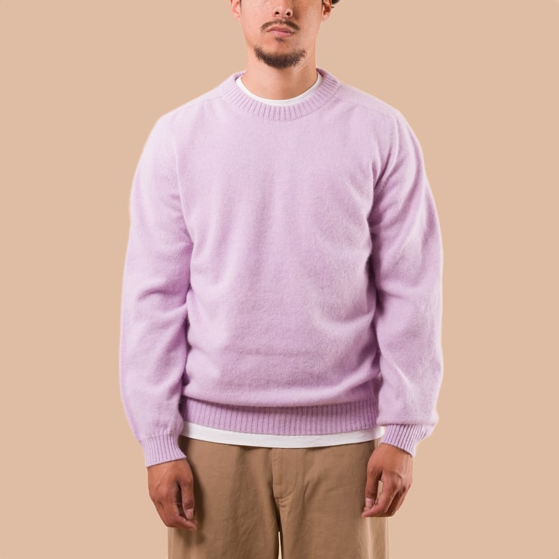 pull collab Nitto Flaneurs french lilac de face