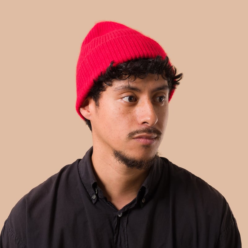 image flaneurs bonnet MACKIE Bonnet Barra Hat Red
