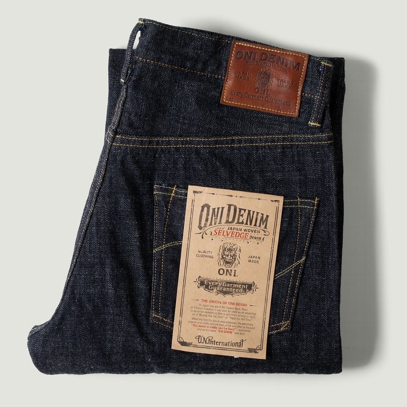 270-LS13.5 13.5oz Long Slab Denim Just Right Straight