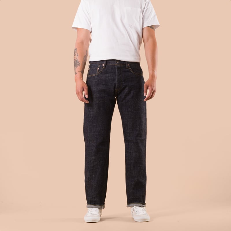 270-LS13.5 13.5oz Long Slab Denim Just Right Straight