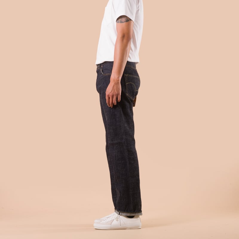 270-LS13.5 13.5oz Long Slab Denim Just Right Straight