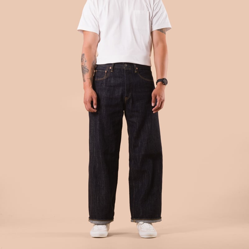 222-LWD 12oz Loose Weave Denim Super Wide Straight