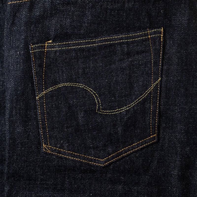 270-LS13.5 13.5oz Long Slab Denim Just Right Straight