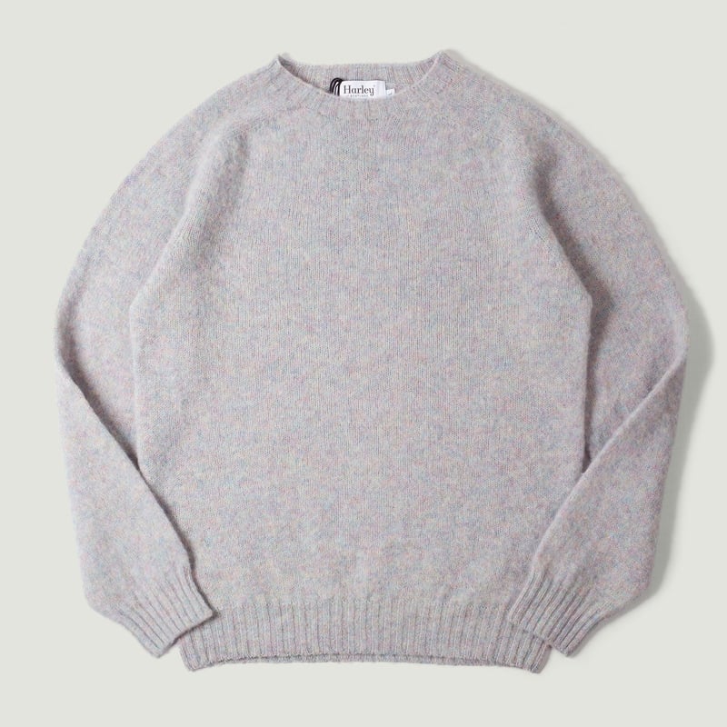 flaneurs pull HARLEY OF SCOTLAND Shaggy Crew Neck Aurora vignette