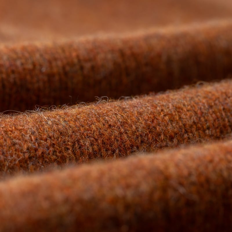 detail HARLEY OF SCOTLAND  Eton Supersoft Wool 3 Button Polo Neck Whisky (1)