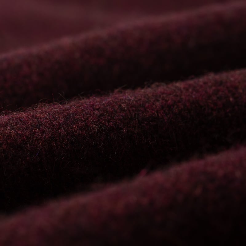 detail HARLEY OF SCOTLAND  Eton Supersoft Wool 3 Button Polo Neck Beetroot (1)