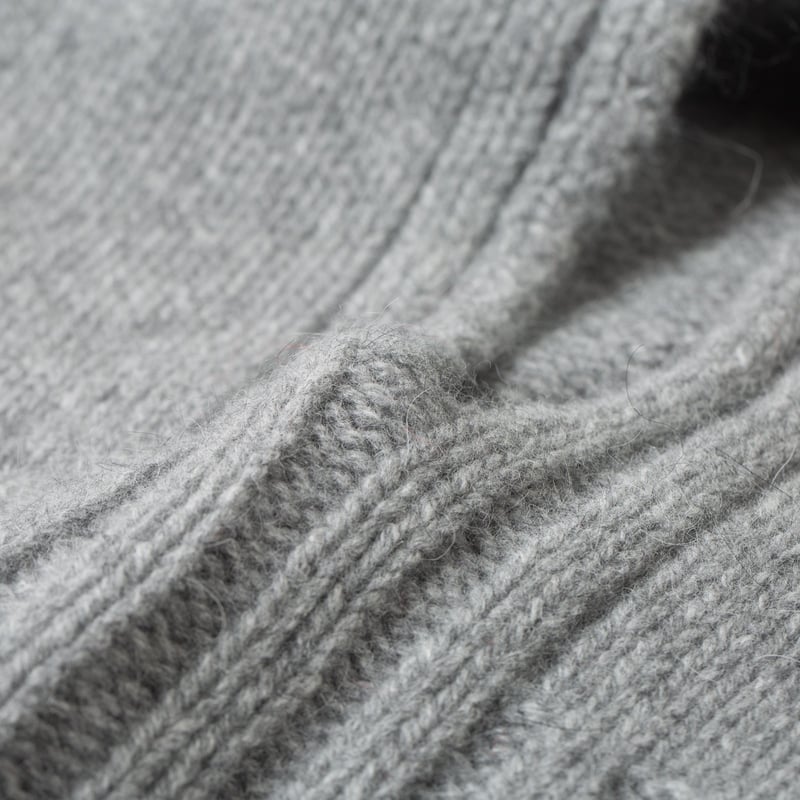 flaneurs MACKIE cagoule laine Wick Hood Meteor detail