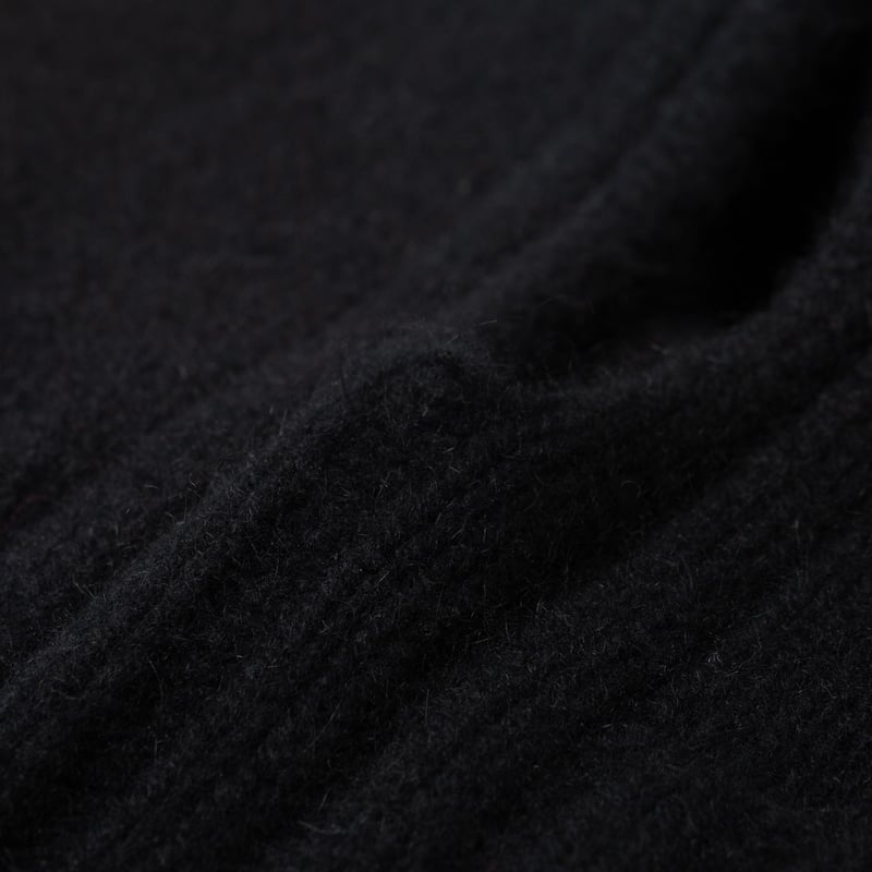 flaneurs MACKIE cagoule laine Wick Hood Black detail