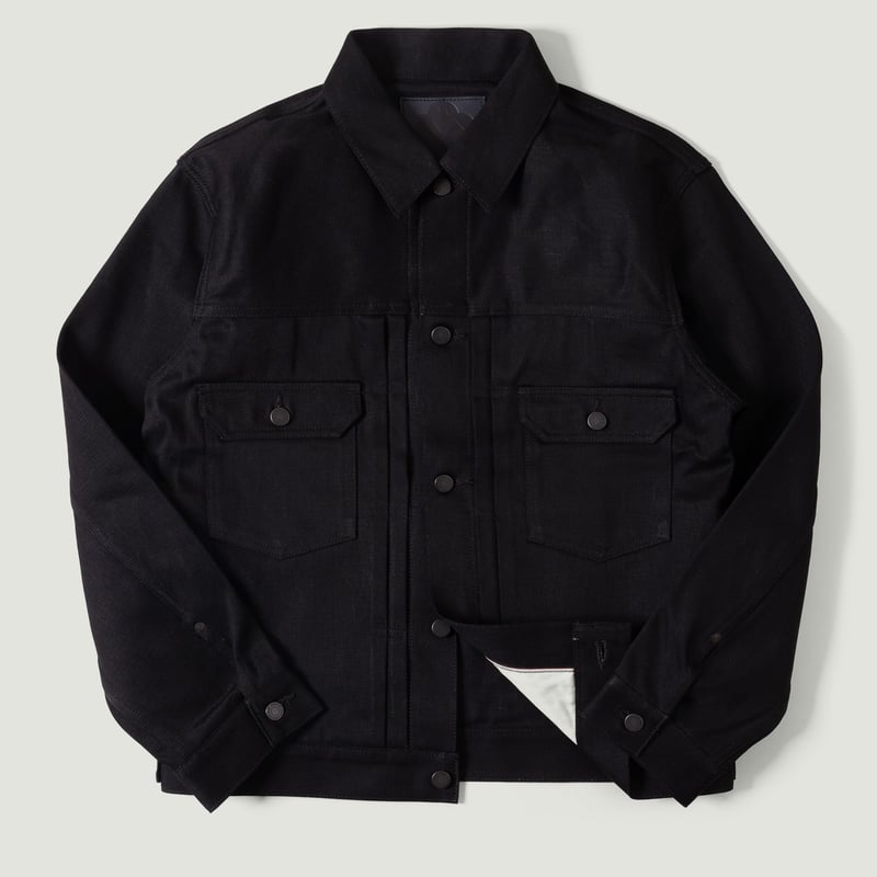 Image flâneurs MOMOTARO JEANS / 14.7oz Standard Denim Jacket Black vignette