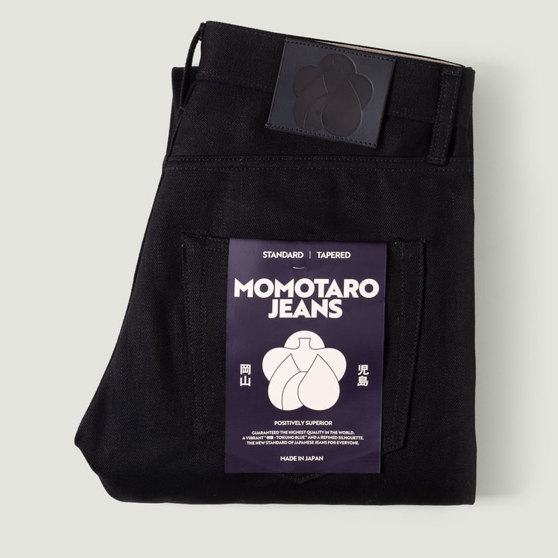 Image flâneurs MOMOTARO JEANS / 14.7oz Standard Tapered Black vignette