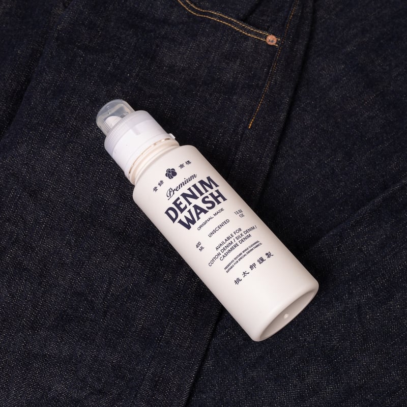 MOMOTARO JEANS / Denim Wash détail