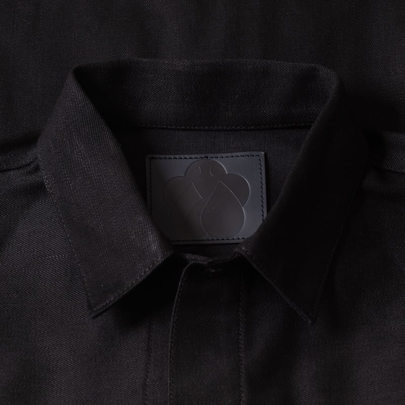 14.7oz Standard Denim Jacket Black