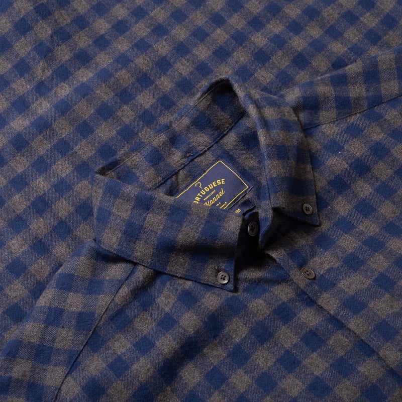 Image flâneurs PORTUGUESE FLANNEL / Aquila Shirt détail matière
